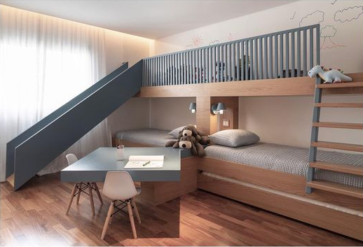 20 tempat tidur tingkat untuk solusi kamar tidur kecil